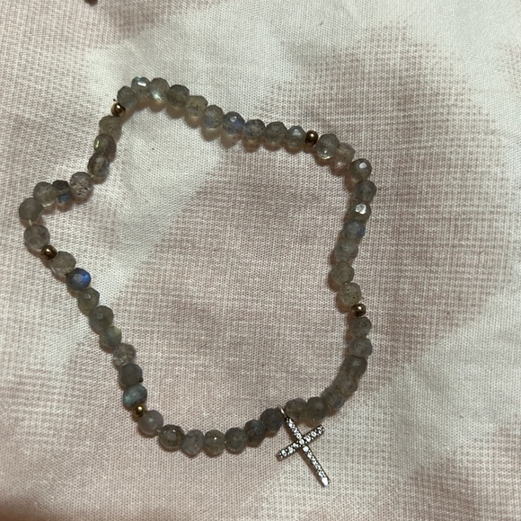 Argento Vivo Silver Plated Beaded Charm Bracelets - Set of 5 - Picture 3 of 6